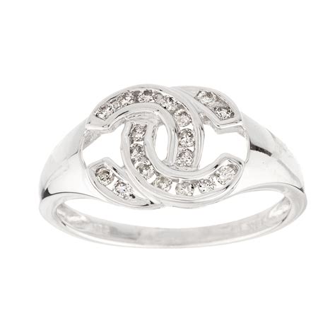 chanel inspired rings|chanel ring with diamonds.